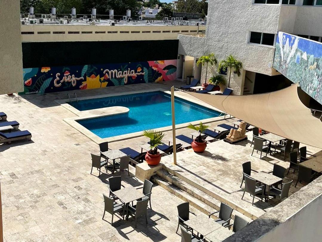 Hotel Los Aluxes Mérida Extérieur photo